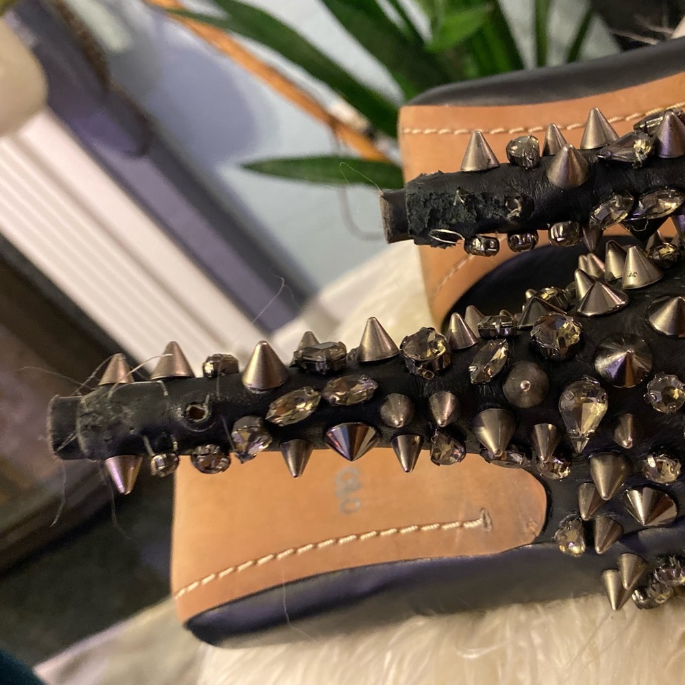 Sam Edelman Lorissa Peep Toe Studded Pump - Picture 7 of 7